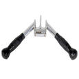 Troy Barbell Triceps Press Down V Bar with Swivel and Rubber Grips